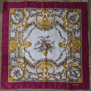 Elegant Floral Silk Scarf